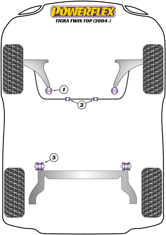 PFF36-403 Mazda Powerflex Front Upper Wishbone Bush PFF36-403 Mazda Powerflex Front Upper Wishbone Bush